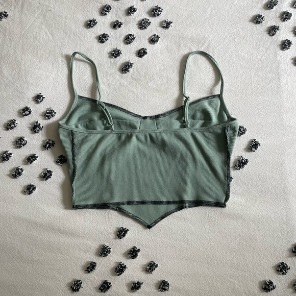 Ribbed bustier crop top🪐 - Picture 3 of 3